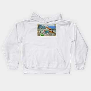 Cosmic Compostela (Santiago de Compostela) Kids Hoodie